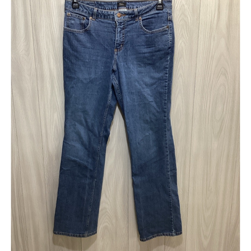 MOSSIMO Women's (Size 10) Button Front Jeans Stretch‎ Pockets